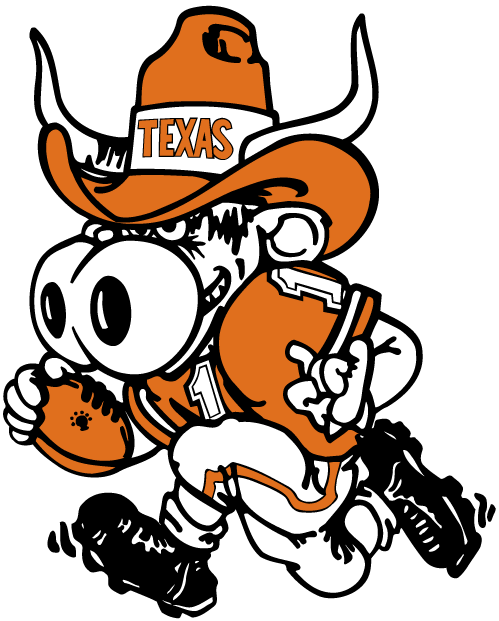 Texas Longhorns 1981-2002 Mascot Logo v2 diy fabric transfers